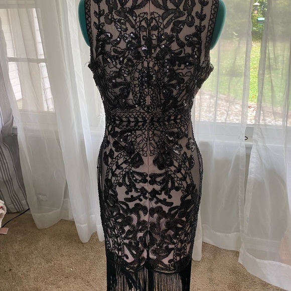 Unique Vintage Art Deco Flapper Dress - Picture 3 of 4